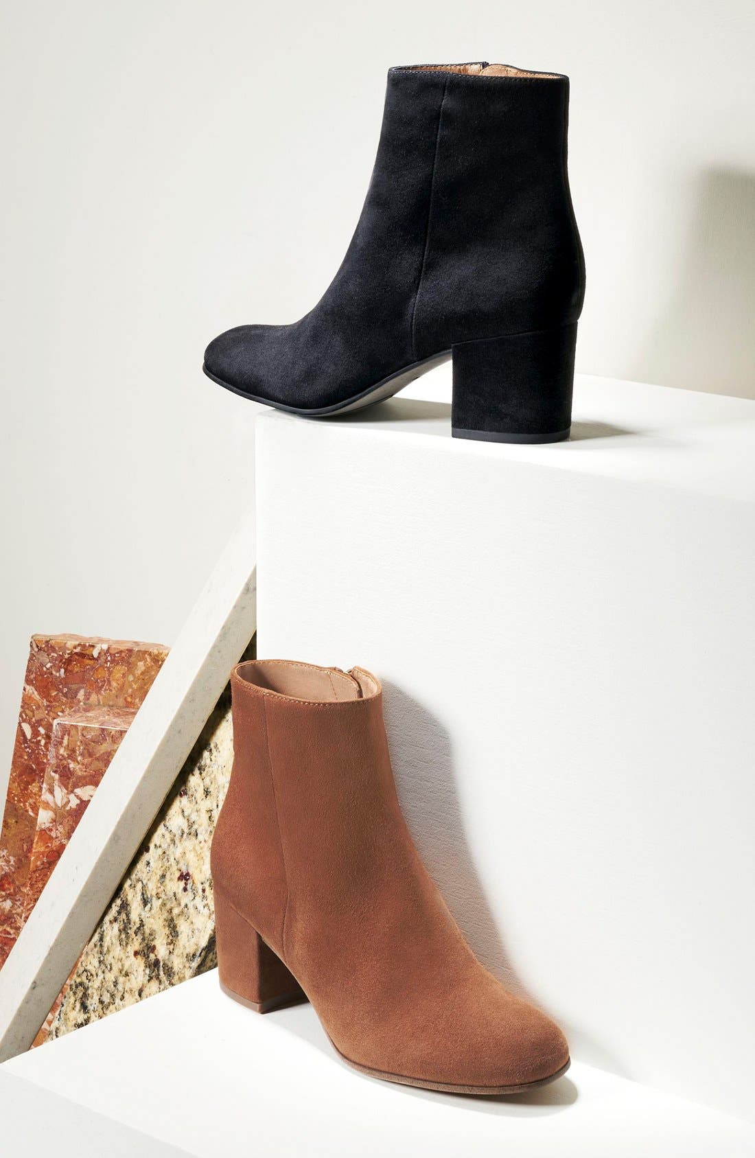 Halogen<sup>®</sup> 'Cori' Round Toe Bootie, Alternate, color, 