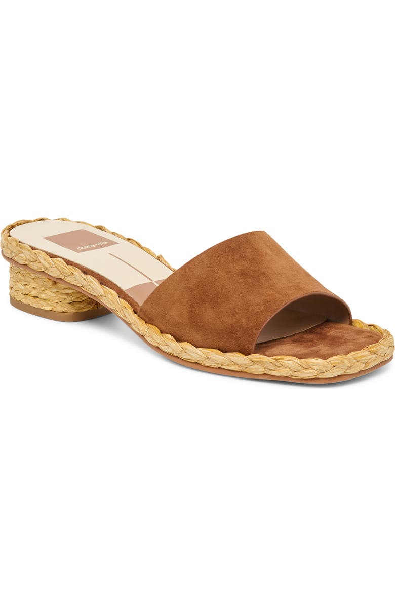 Dolce Vita Dixi Slide Sandal, Main, color, Brown Suede