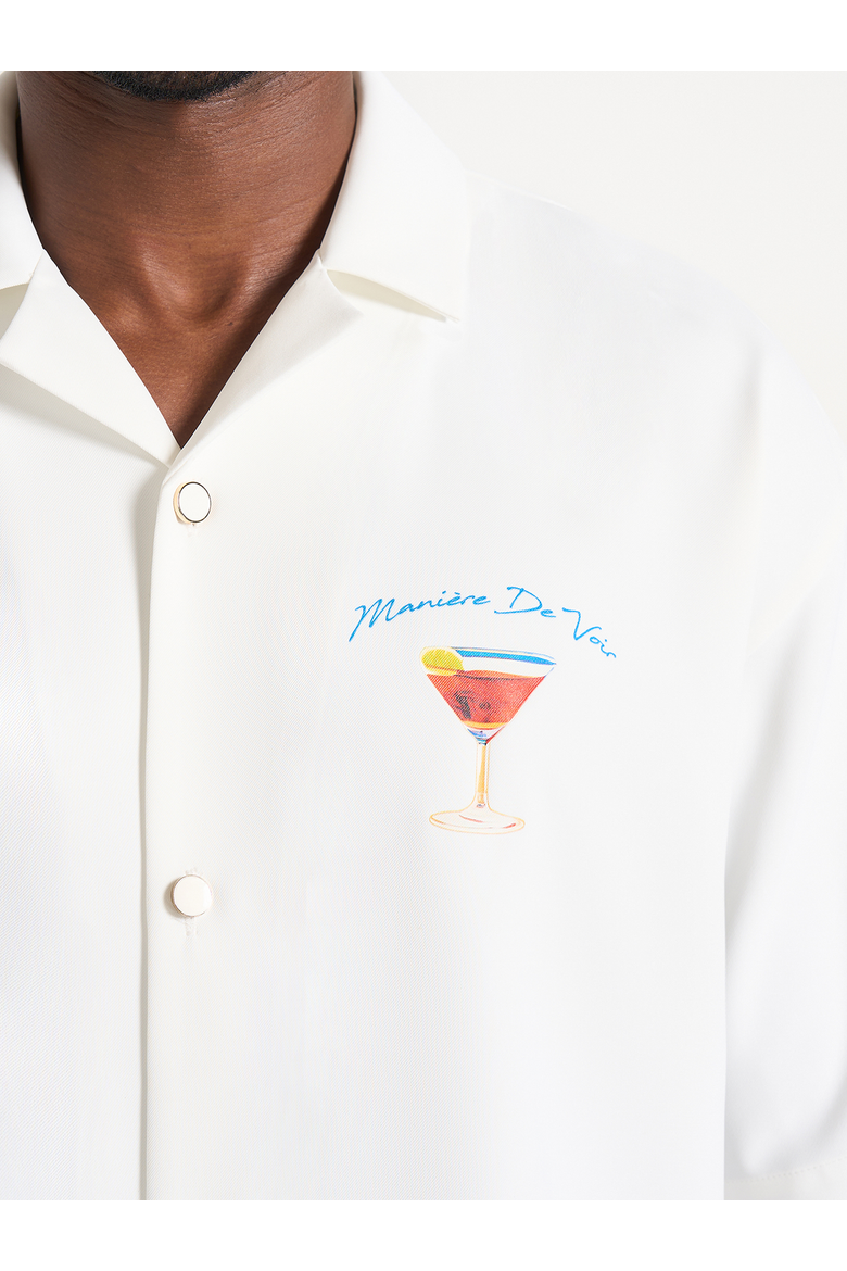 St. Barts Relaxed Fit Shirt, Alternate, color, White