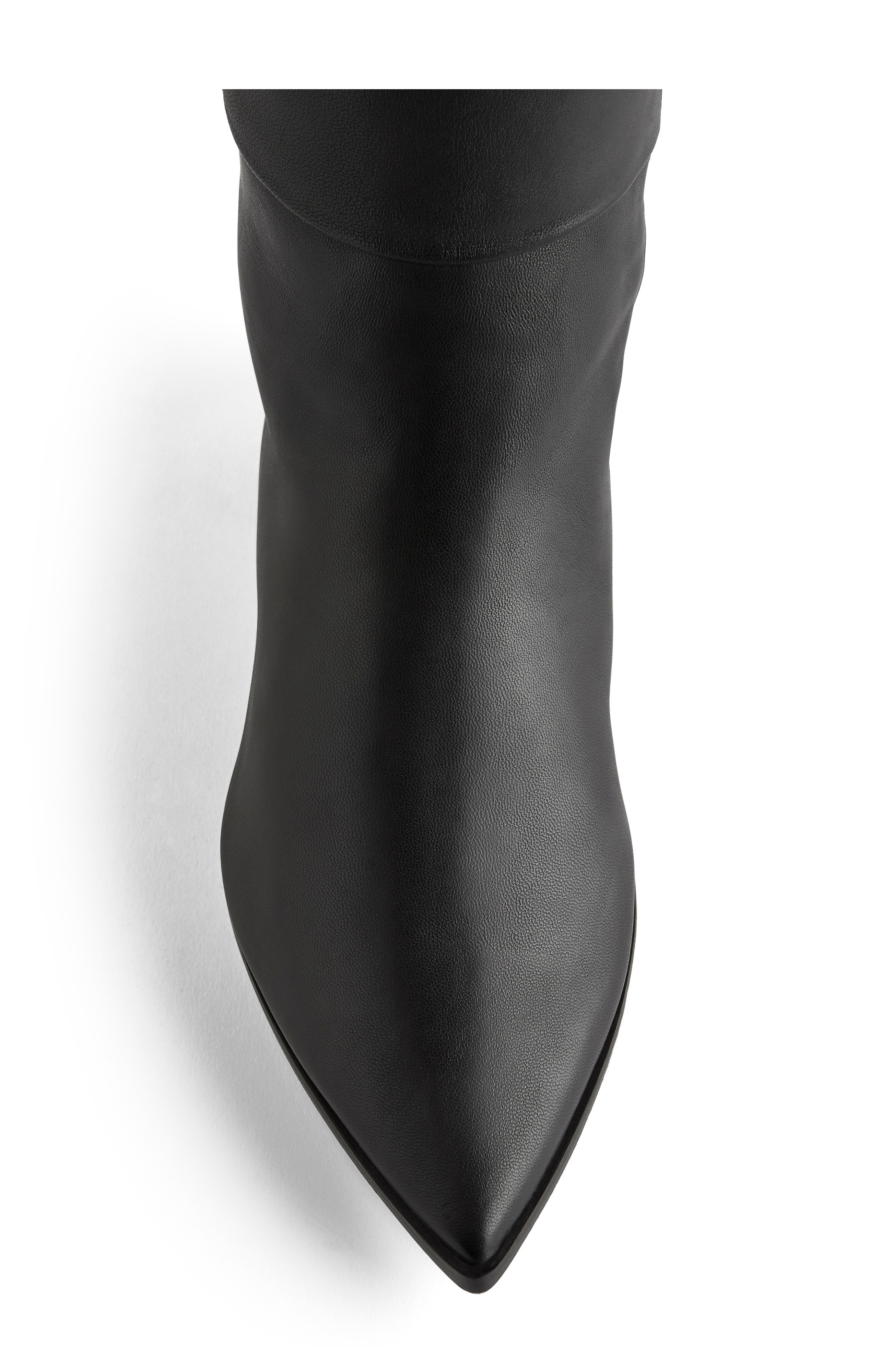 Neil J. Rodgers Bella Over The Knee Boot, Alternate, color, Black Nappa