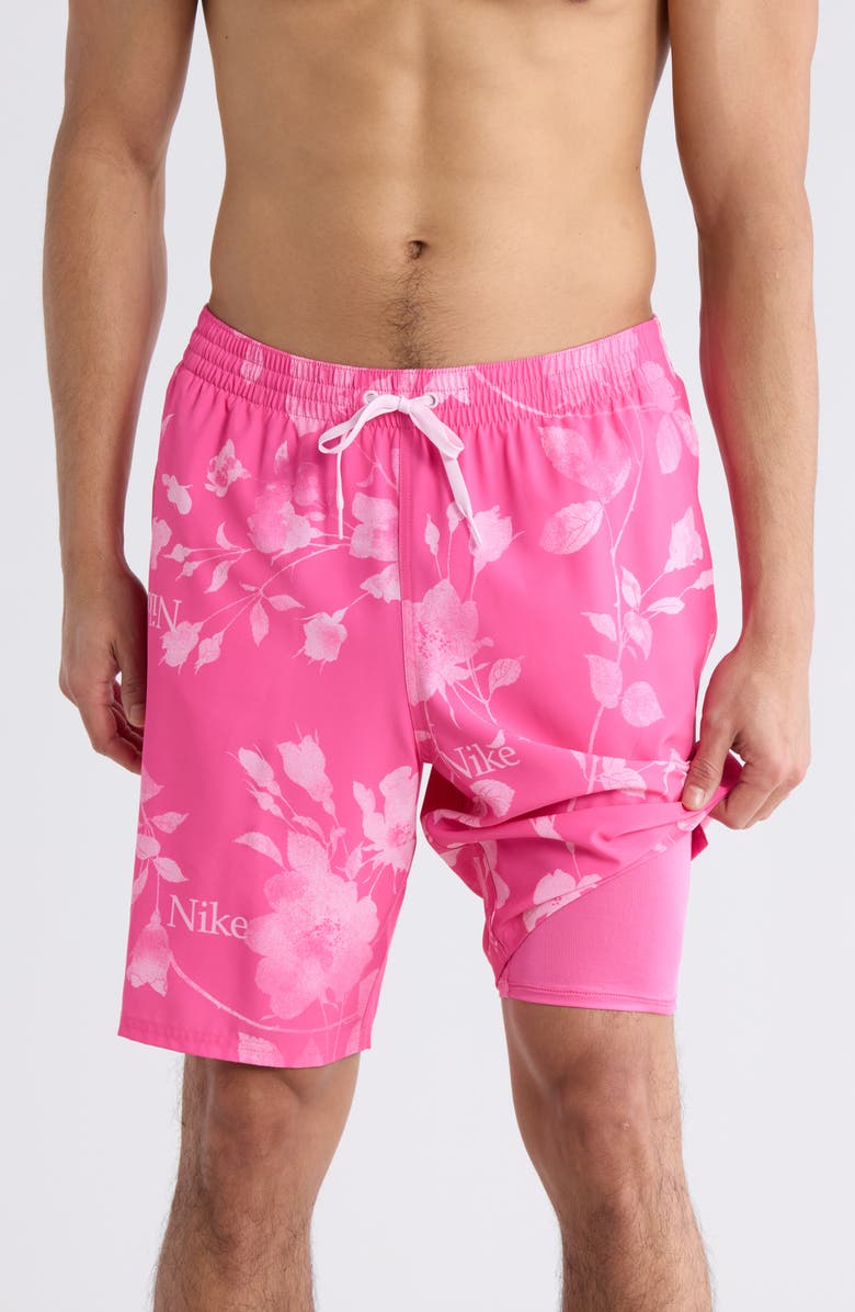 Nike 9-Inch Volley Swim Shorts, Alternate, color, Pinksicle