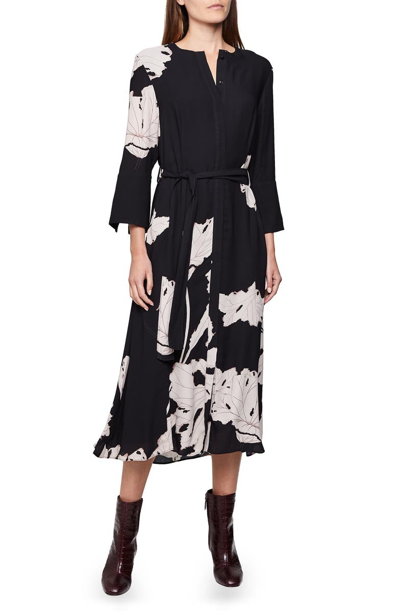 Reiss Zana Floral Placement Dress, Main, color,