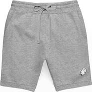 Dalix Mens Ghost Relaxed Fleece Sweat Elastic Shorts