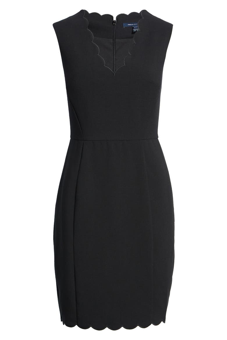 Whisper Ruth Sheath Dress, Alternate, color, BLACK