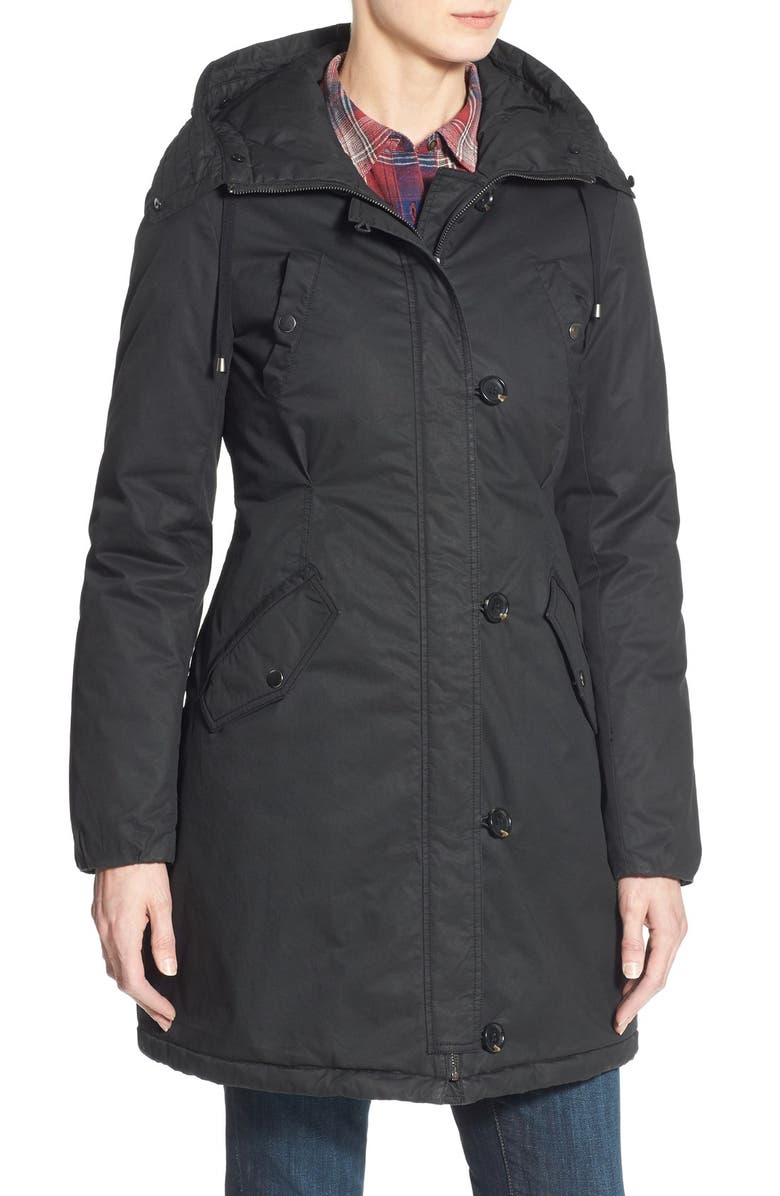 Halogen<sup>®</sup> Hooded Parka with Faux Fur Trim, Alternate, color,