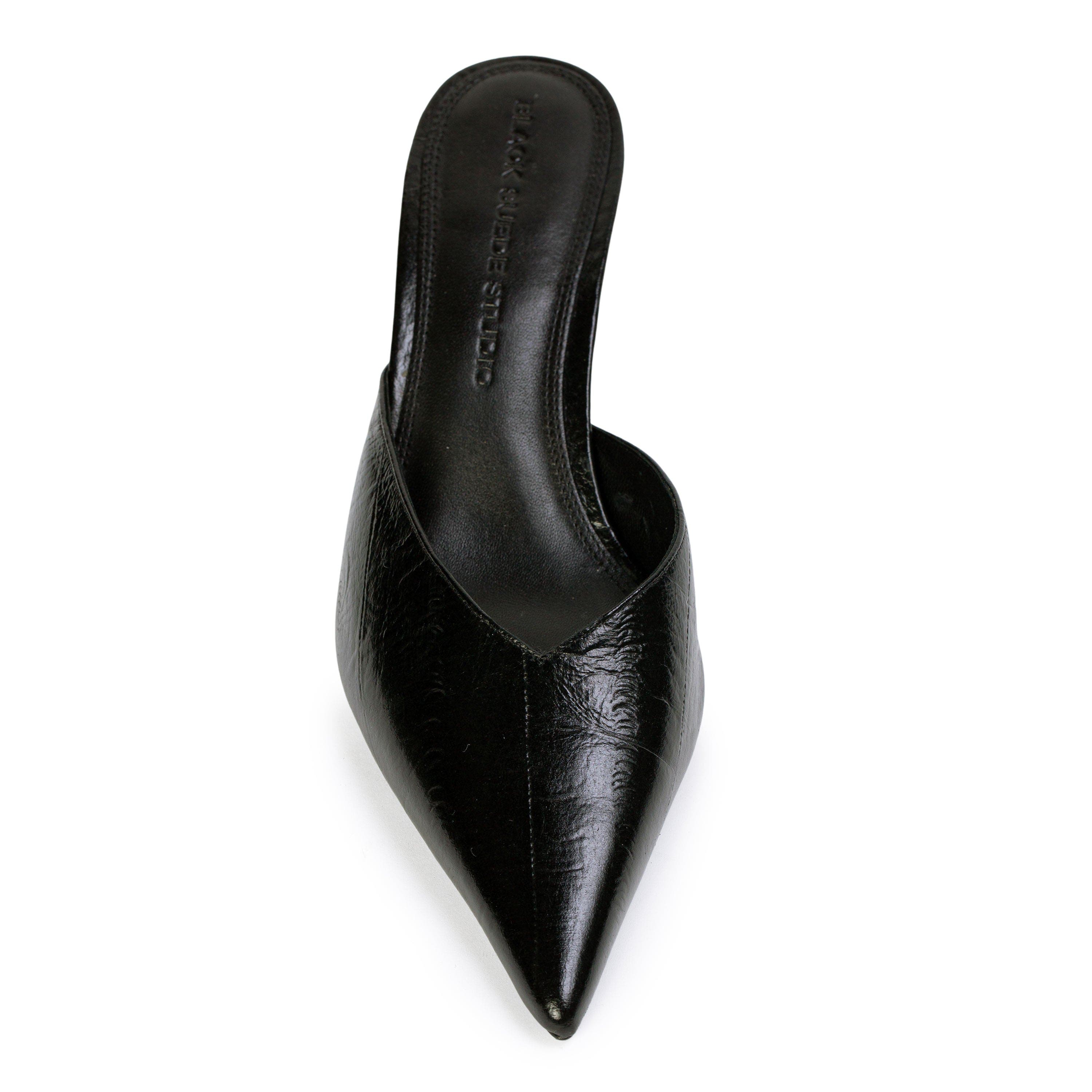 Analisa 50 Mule, Alternate, color, Black Eel Printed Leather