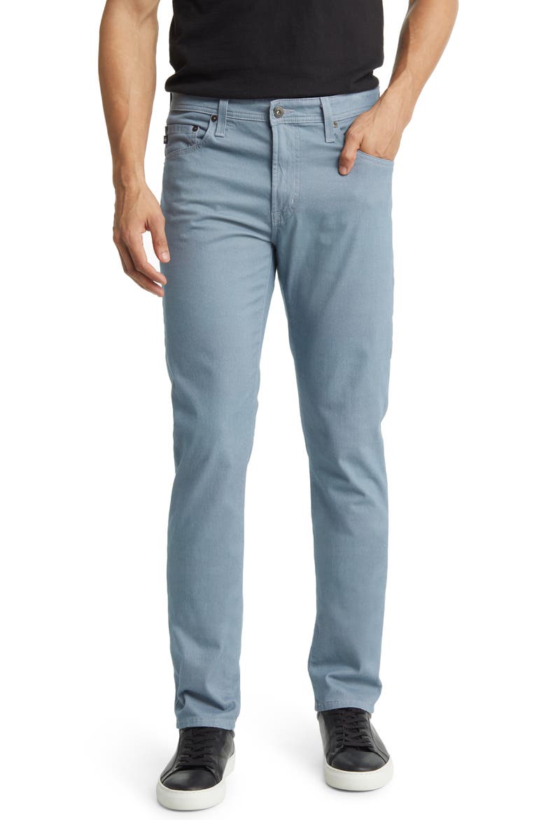 Men's Tellis Grid Slim Fit Pants, Main, color, CULVER BLUE MULTI