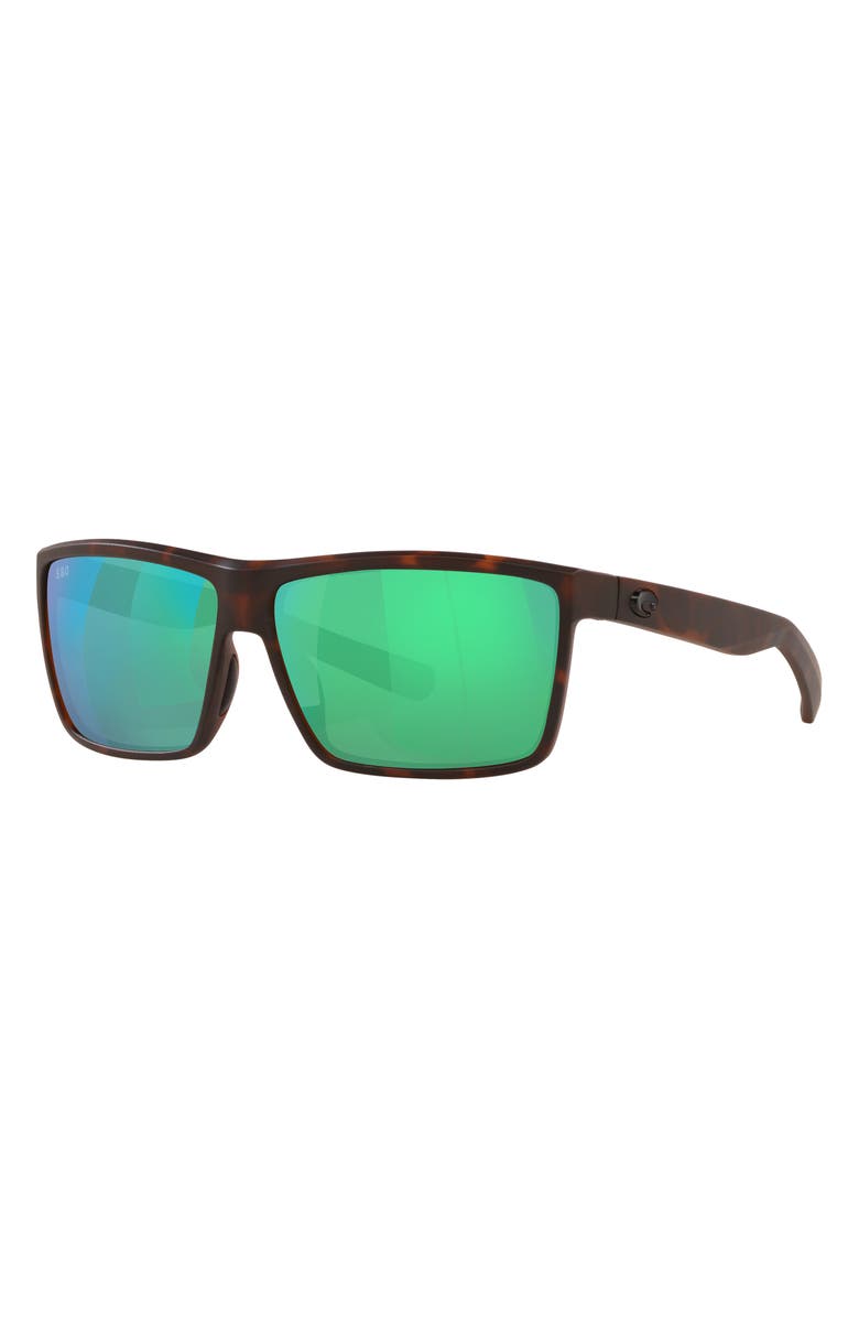 Costa Del Mar Rinconcito 60mm Polarized Rectangular Sunglasses, Alternate, color, 