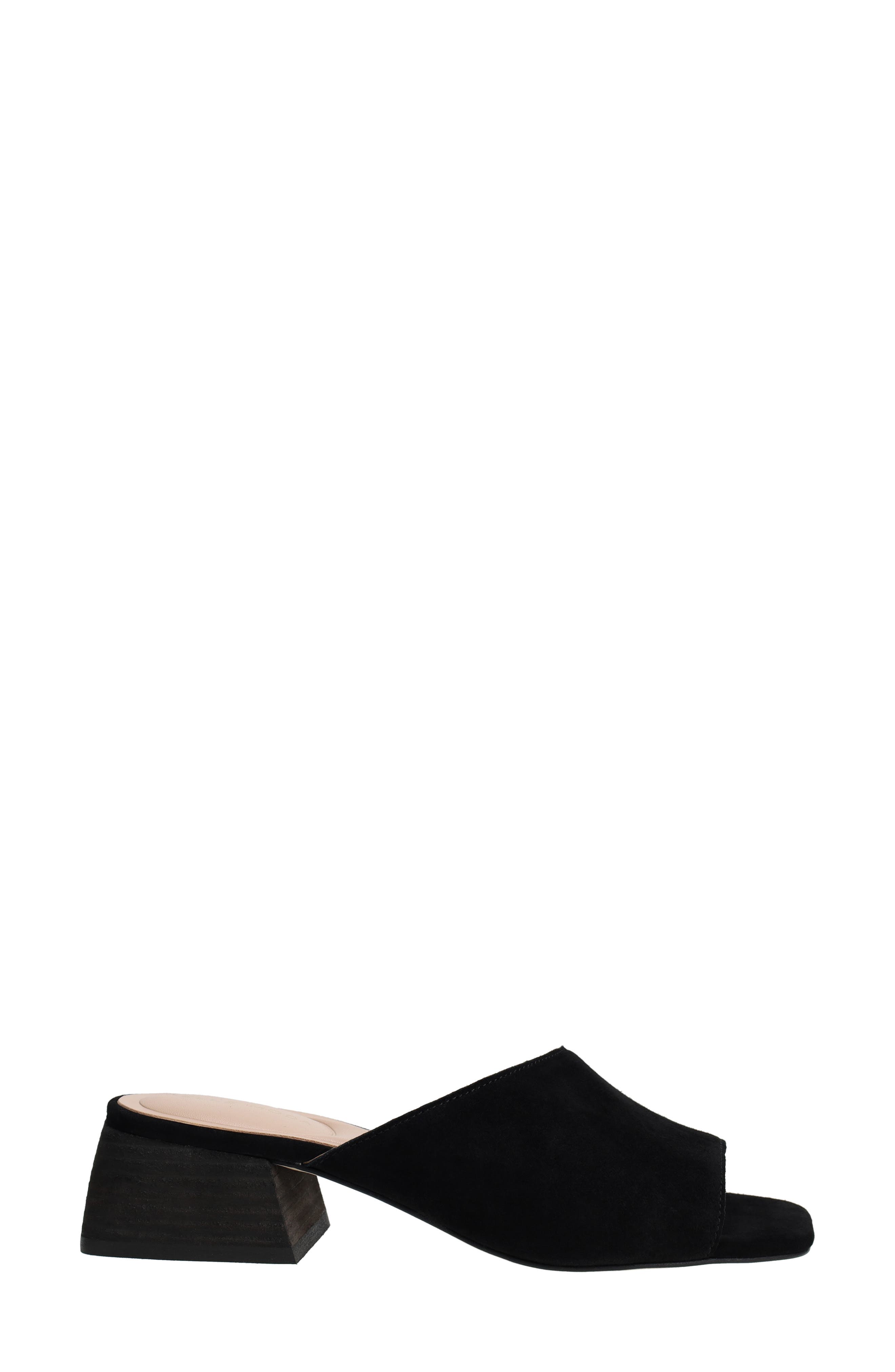 Naura Slide Sandal, Alternate, color, BLACK