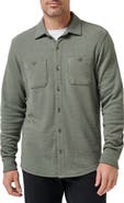 TravisMathew Cloud Waffle Knit Button-Up Shirt