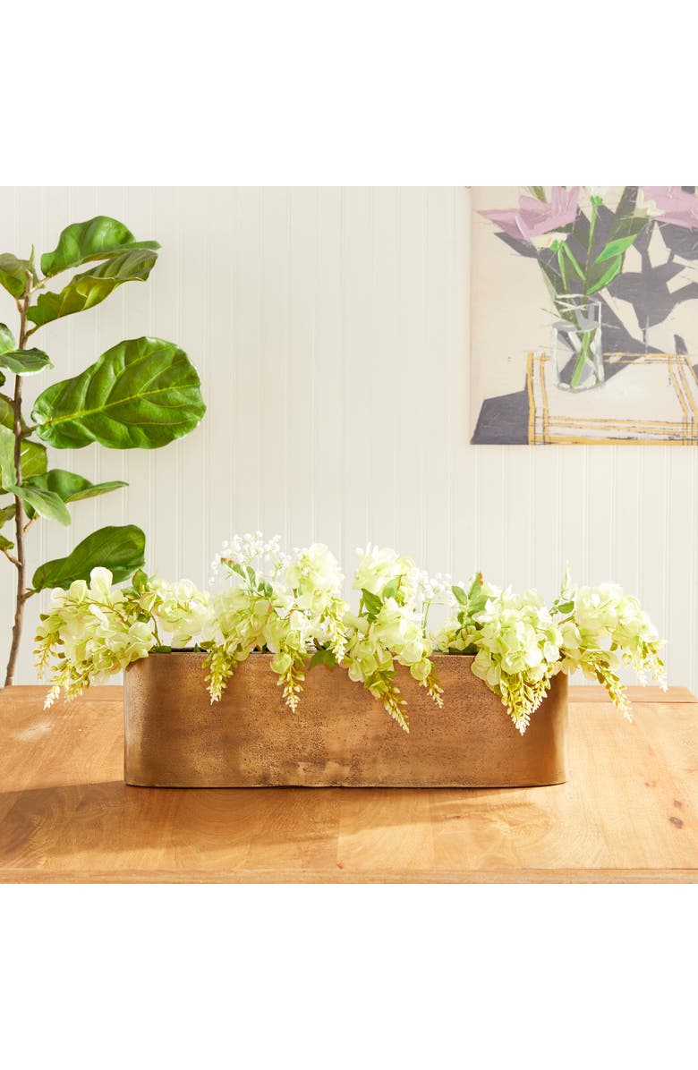 Napa Home & Garden Joss Vase, Alternate, color, Gold