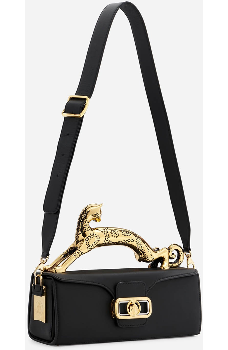 Lanvin Pencil Cat Bag In Box Calf, Alternate, color, Black