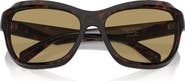 Prada 62mm Oversize Butterfly Sunglasses