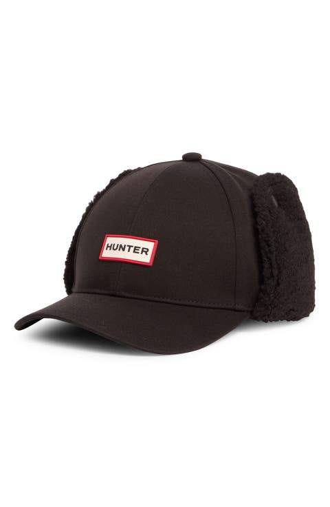 Faux Shearling Lined Flap Trapper Cap