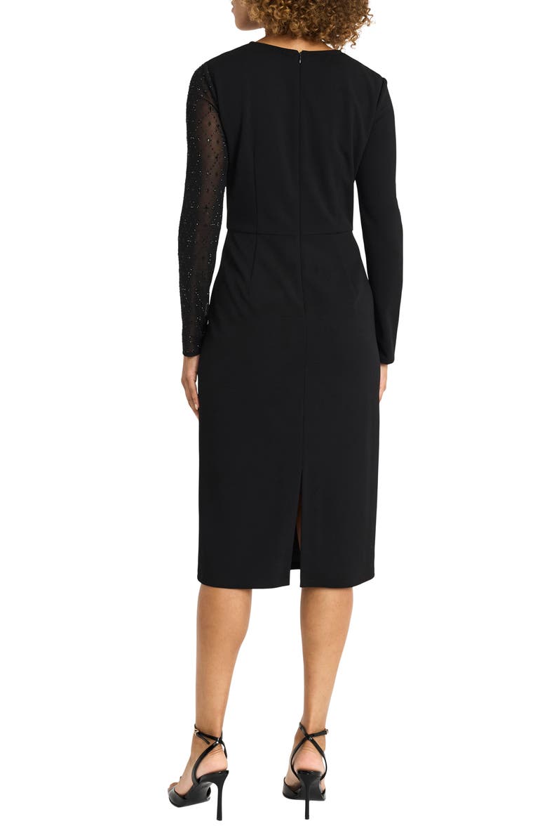 Maggy London Heat Fix Long Sleeve Sheath Dress, Alternate, color, 