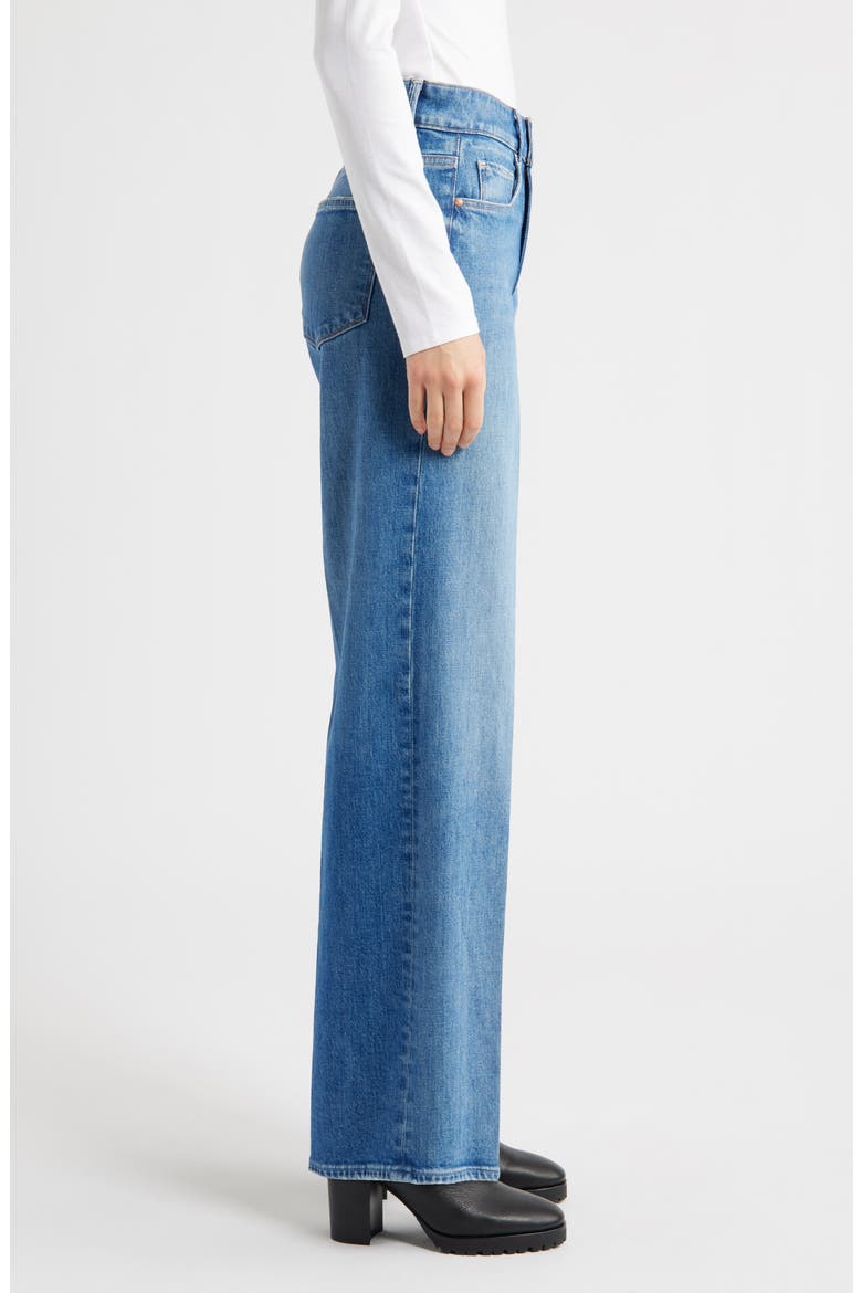 Sasha High Waist Wide Leg Jeans, Alternate, color, PESARO