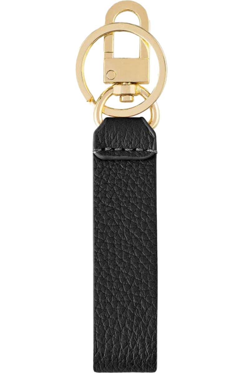 MAISON de SABRÉ Upcycled Leather Keychain, Alternate, color,