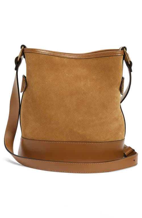 Isabel Marant Large Samara Suede Bucket Bag In Brown