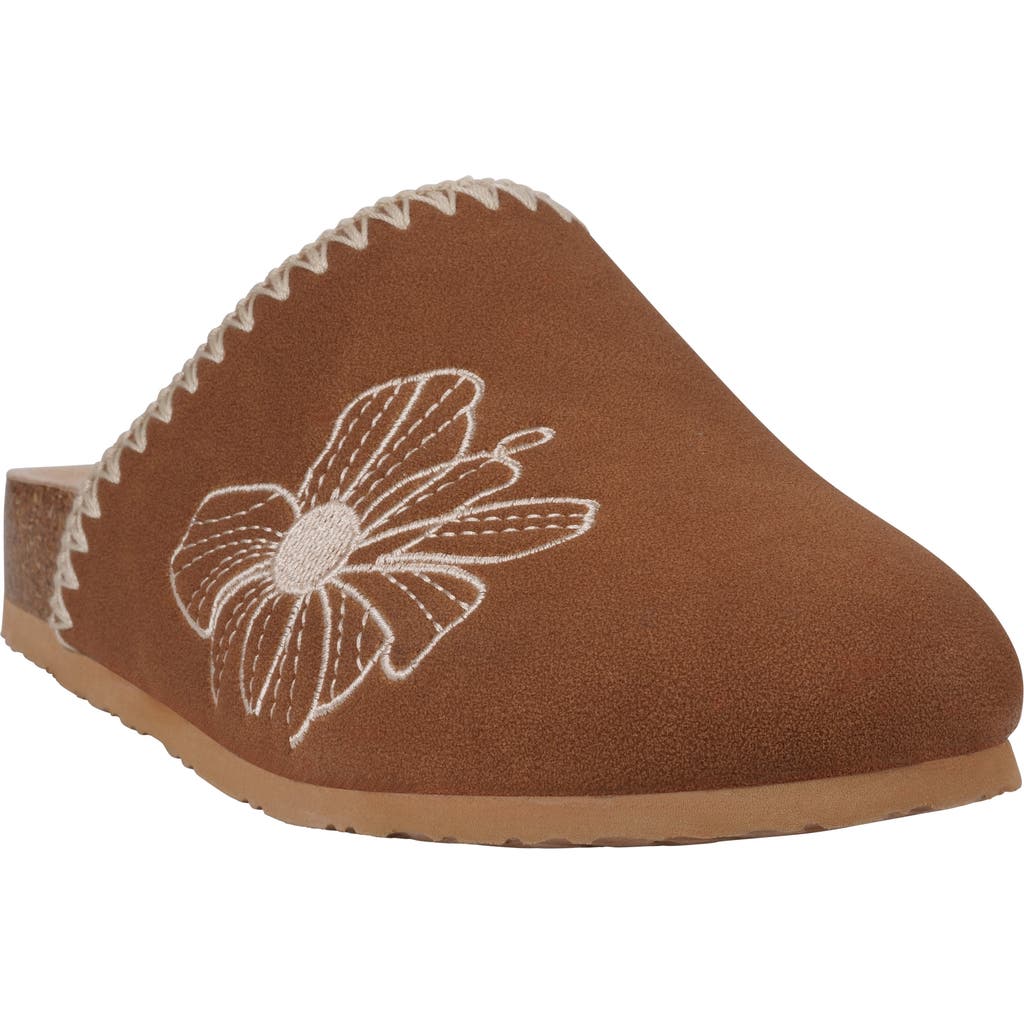 Gc Shoes Jamie Flower Clog In Cognac