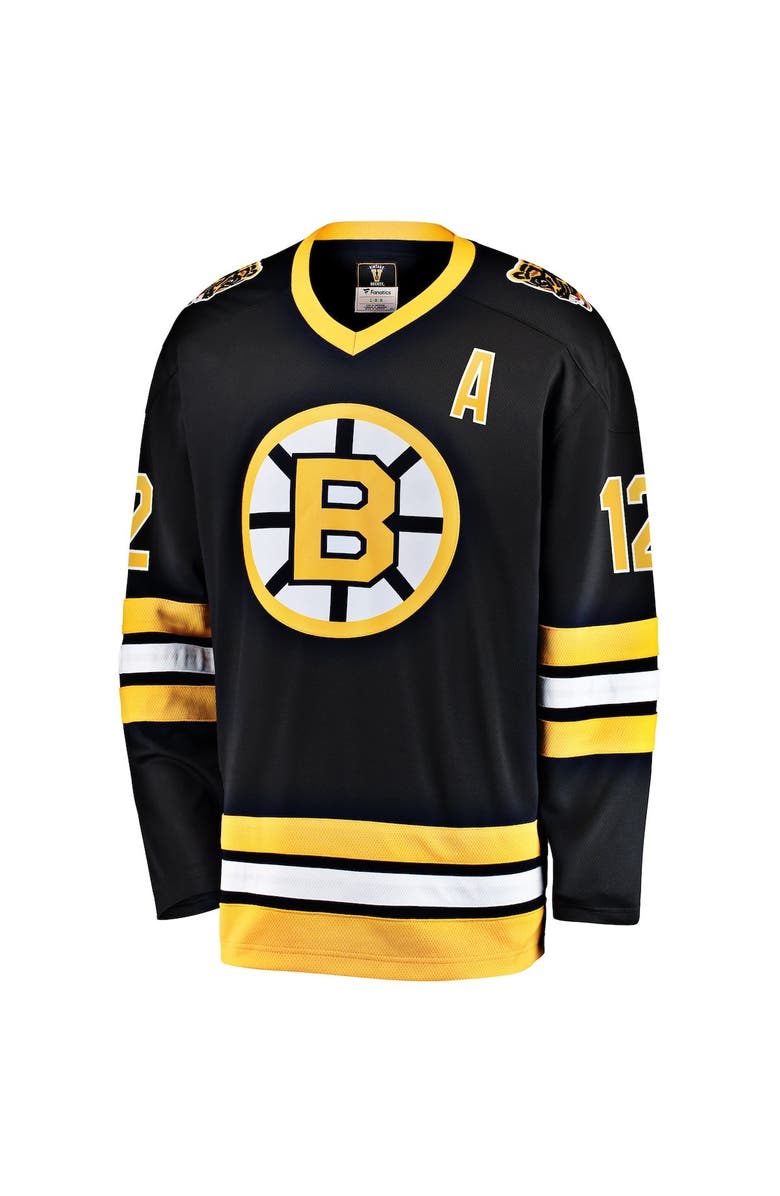 FANATICS Men's Fanatics Branded Adam Oates Black Boston Bruins Premier Breakaway Retired Player Jersey, Alternate, color, 