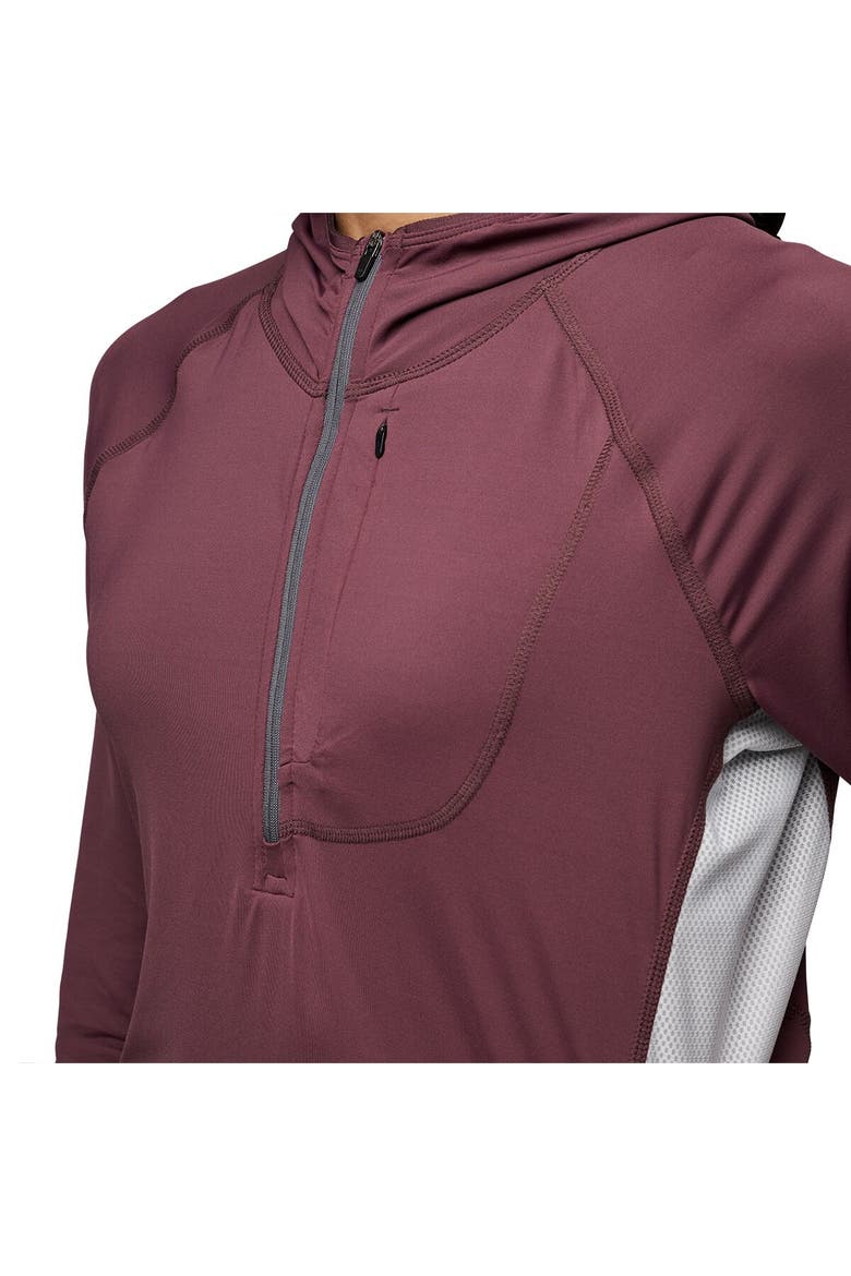 Alpenglow Pro Hooded Top - Women's, Alternate, color, Fig