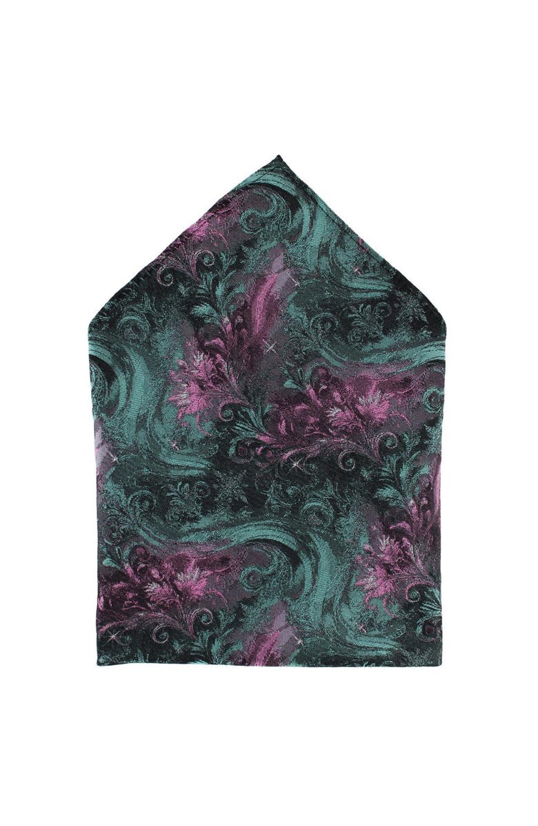 Trafalgar The Arcane Storm Silk Novelty 12x12 Pocket Square, Main, color, Multiple