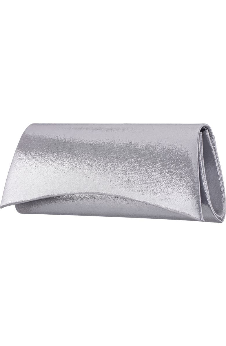 Nina Zoey Clutch, Alternate, color, Silver