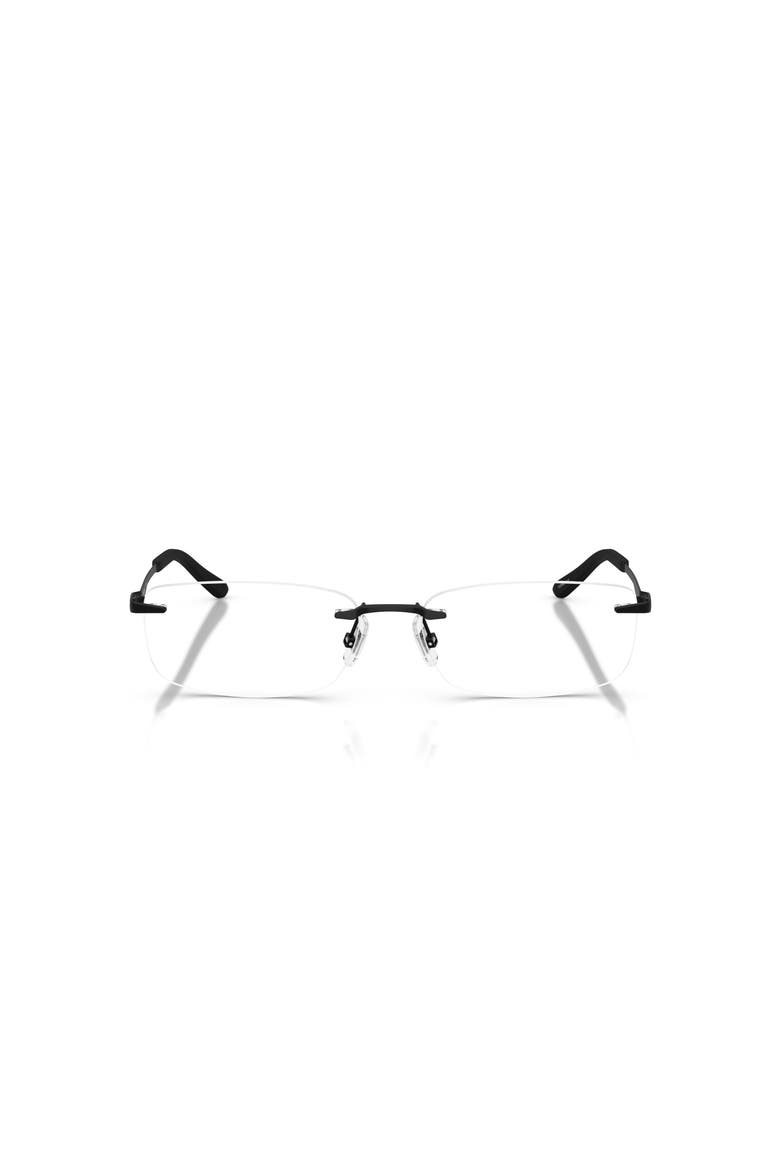 58mm Rectangle optical glasses, Alternate, color, Black