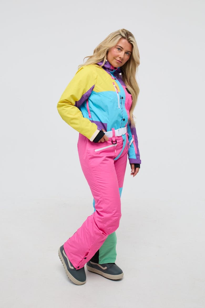 So Fetch Shaped Women's Ski Suit, Alternate, color, multi-colour