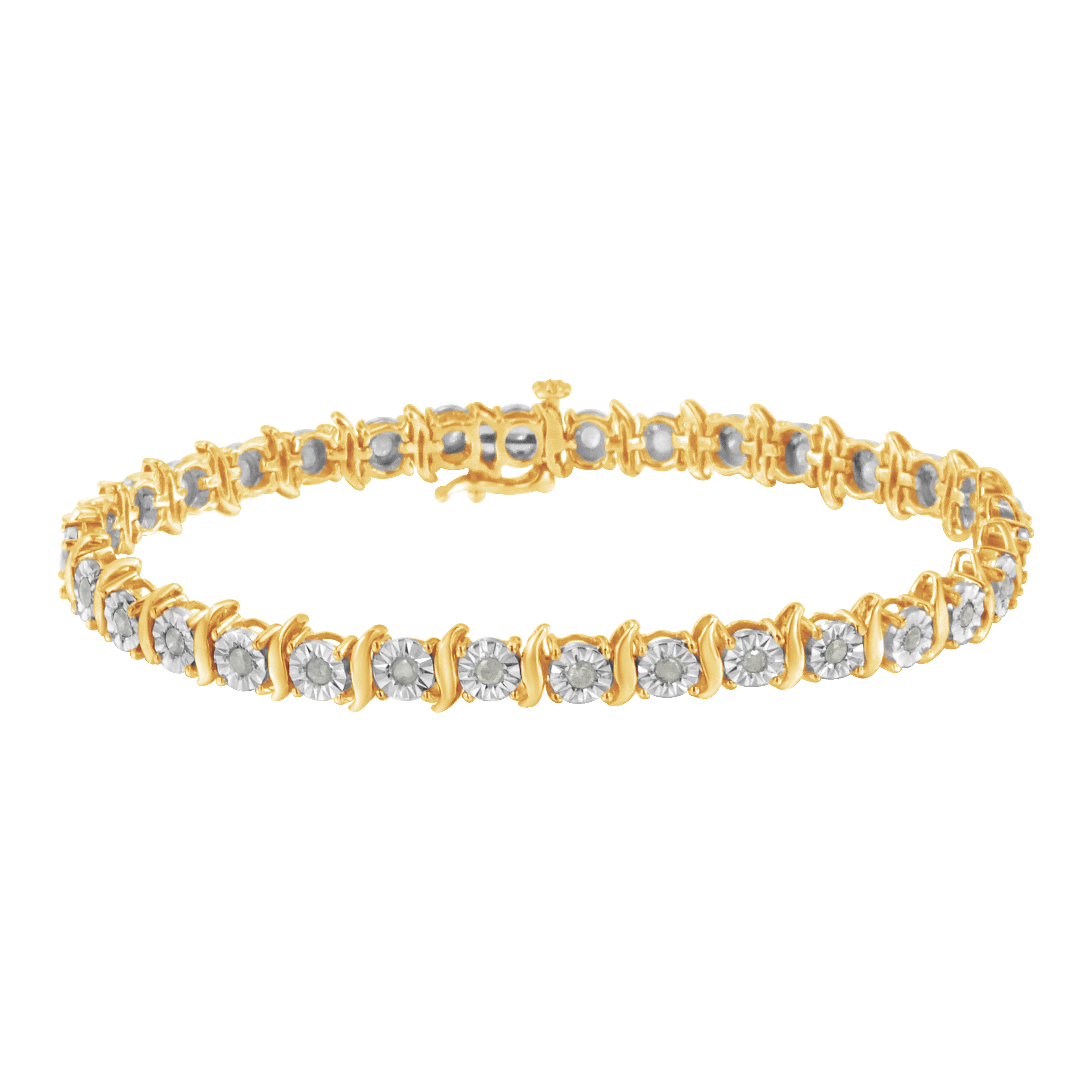 selected Yellow Gold over Silver