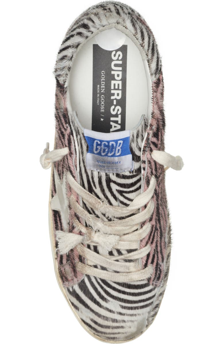 Golden Goose Super-Star Genuine Calf Hair Sneaker, Alternate, color,
