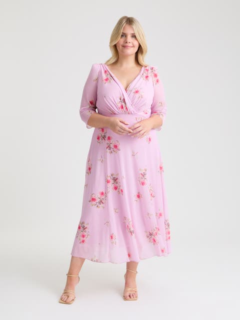 Helena Floral Midi Dress