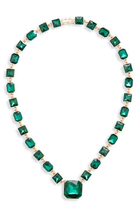 Crystal Statement Collar Necklace