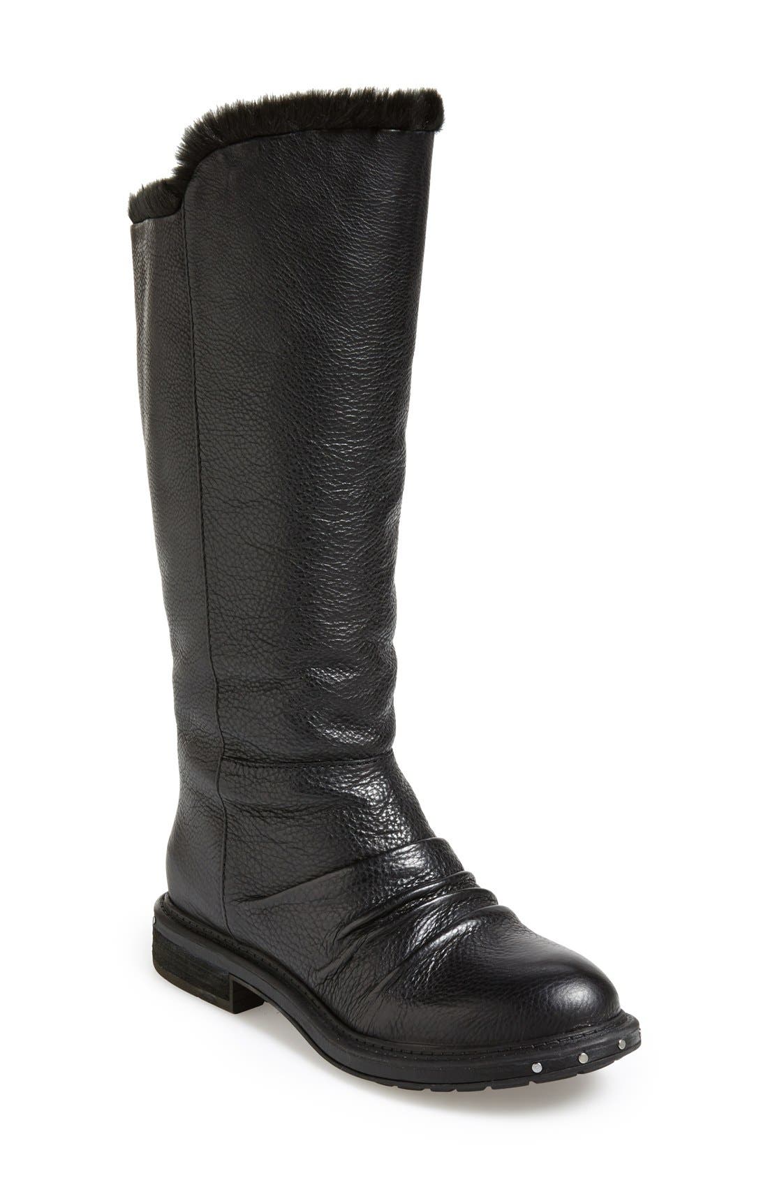 Naya 'Raptor' Leather Tall Boot, Main, color, 