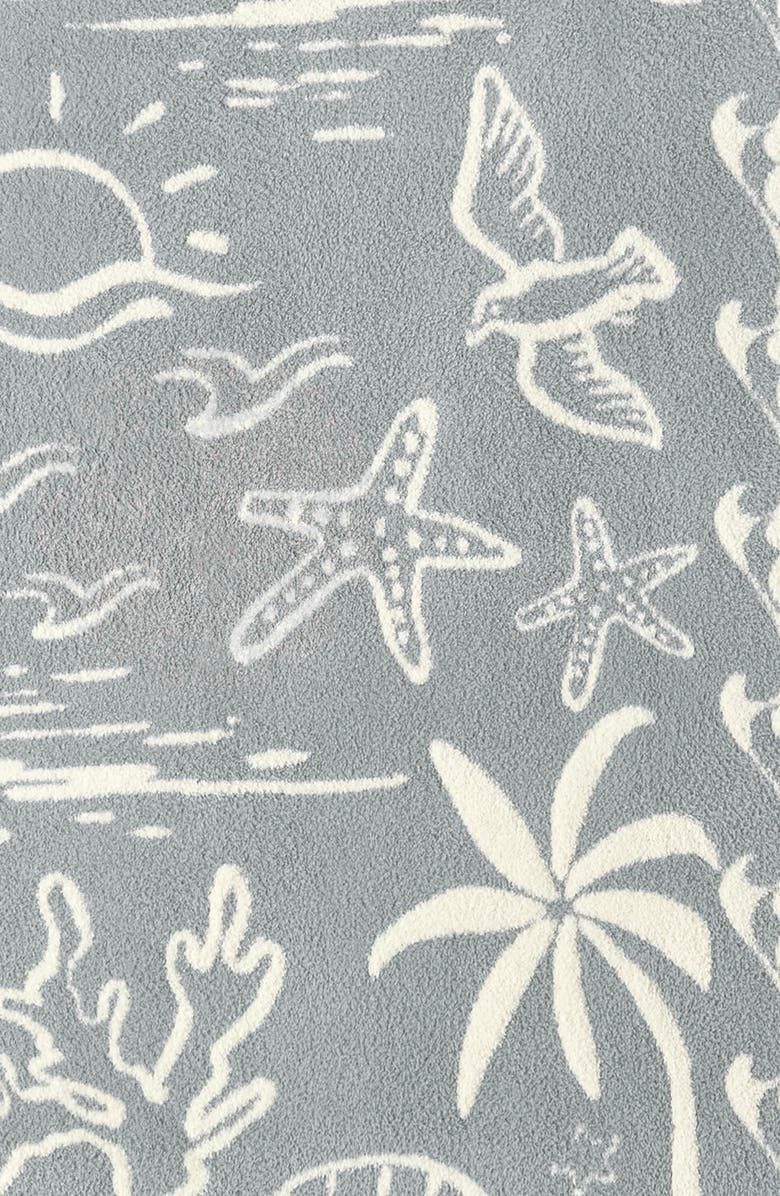 Barefoot Dreams<sup>®</sup> Le Soleil CozyChic<sup>®</sup> Throw Blanket, Alternate, color, Moonwater Multi