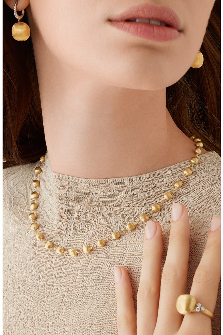 18K Yellow Gold Bead Necklace, Alternate, color, 18K YELLOW GOLD
