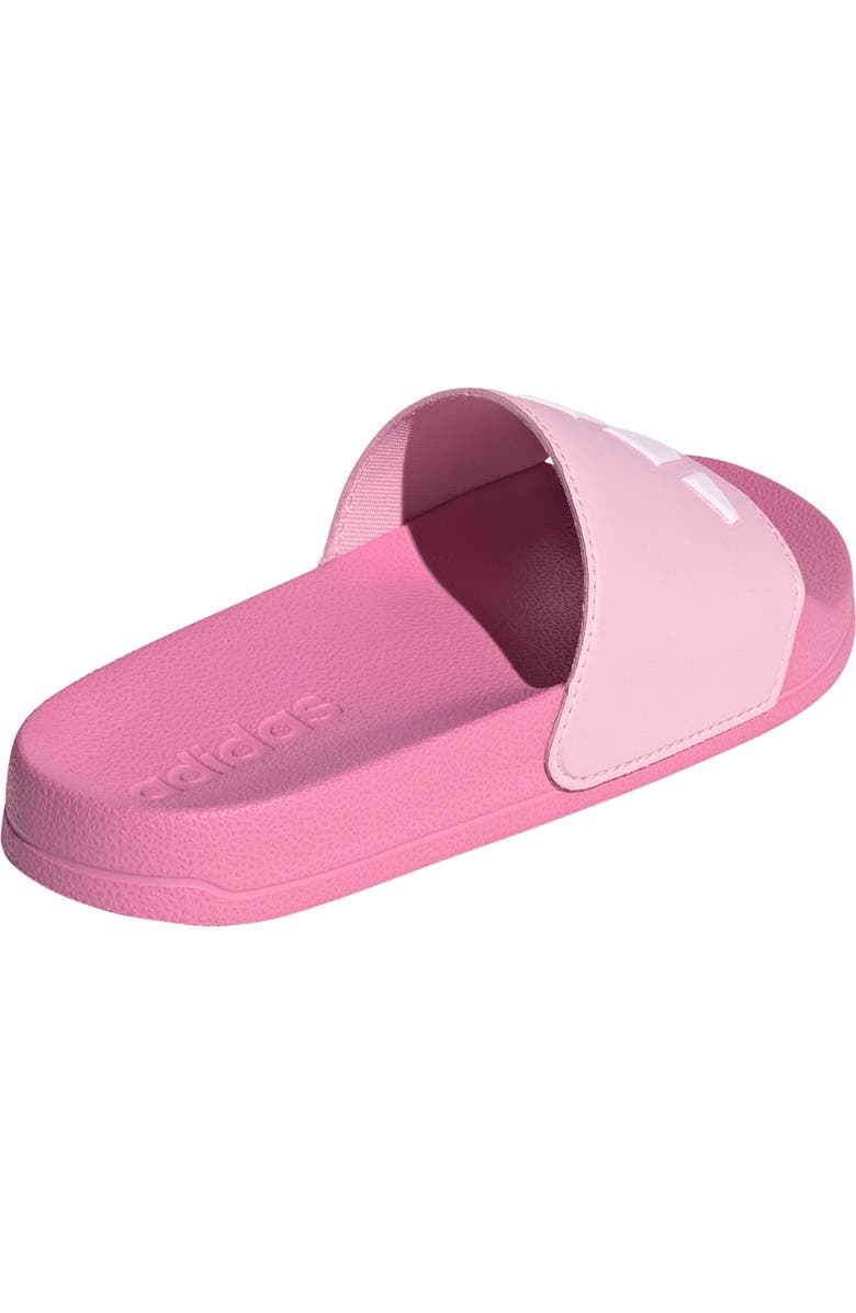 adidas Kids' Adilette Slide Sandal, Alternate, color, Pink/ White/ Clear Pink