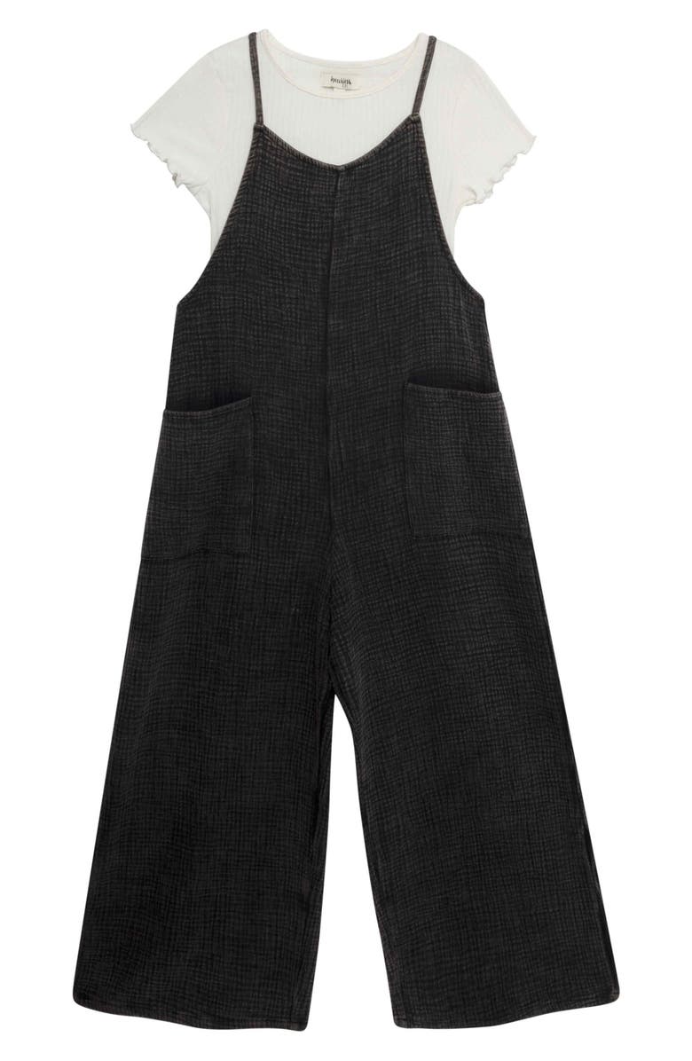 Speechless Kids' T-Shirt & Wide Leg Jumpsuit Set, Main, color,