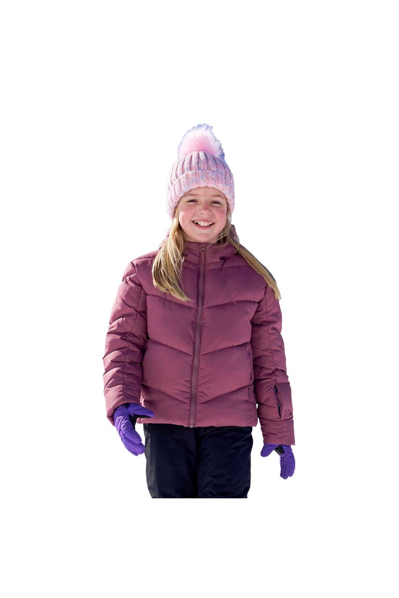Childrens/Kids Cortina Water Resistant Padded Ski Jacket, Alternate, color, Dark Pink
