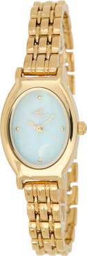 Ettika Classic Oval Dial Two-Tone Bracelet Watch
