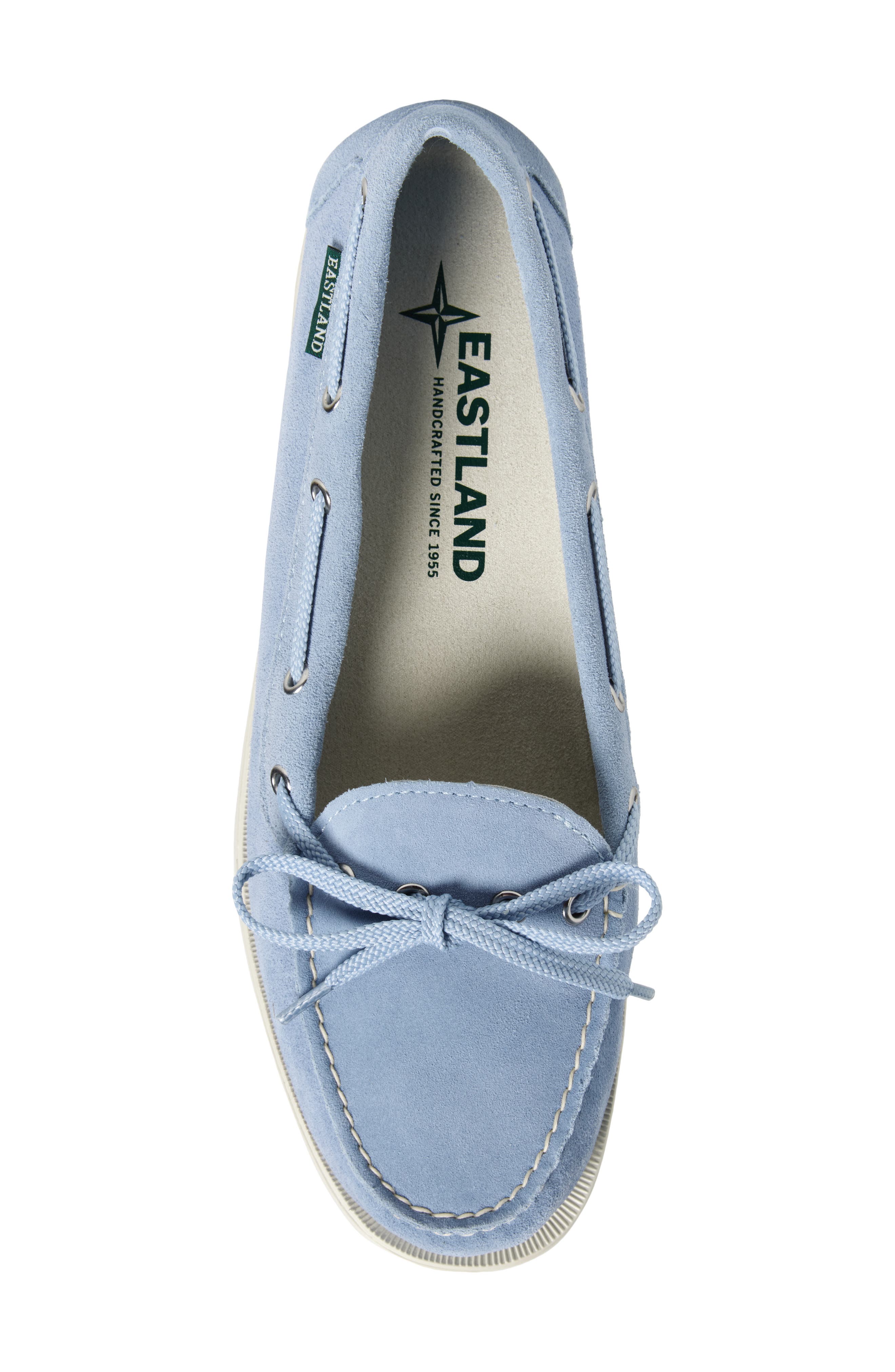 Eastland Yarmouth Boat Shoe, Alternate, color, Sky Blue Suede