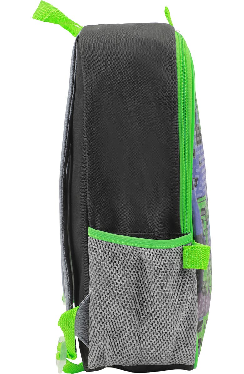 BIOWORLD Kids' Minecraft Backpack with Lunch Bag, Alternate, color,