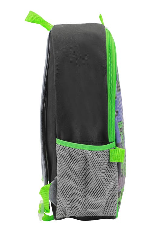 Bioworld Kids' Minecraft Backpack With Lunch Bag In Black