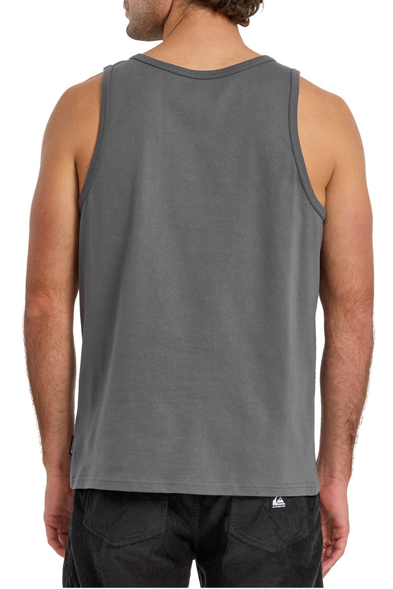 Tijuana Stripe Cotton Tank, Alternate, color, IRON GATE
