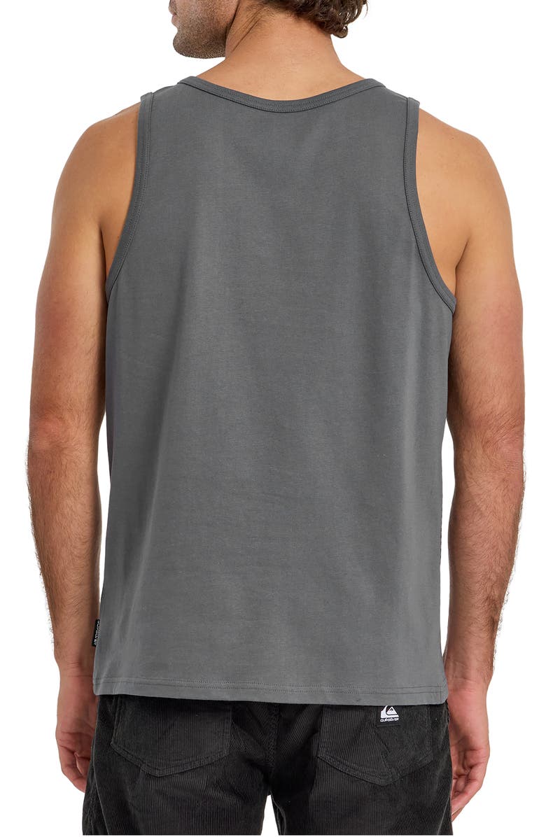 Quiksilver Tijuana Stripe Cotton Tank, Alternate, color, Iron Gate