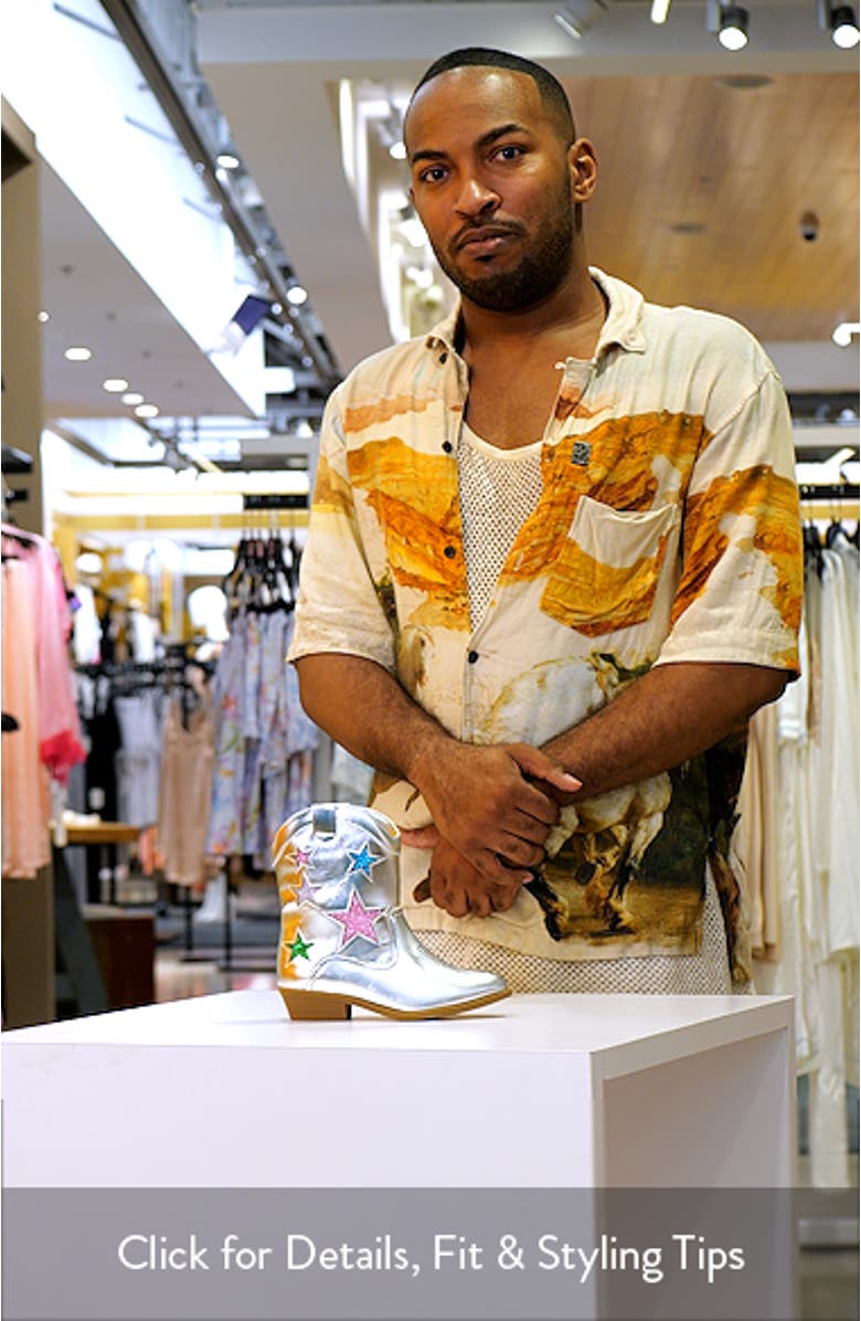 Kids' Corra Star Western Boot, sales video thumbnail