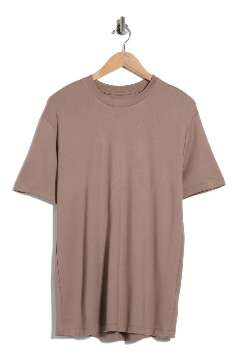 Solid Crewneck T-Shirt, Main, color, KHAKI