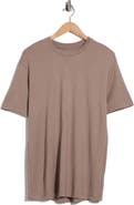 DENIM AND FLOWER Solid Crewneck T-Shirt