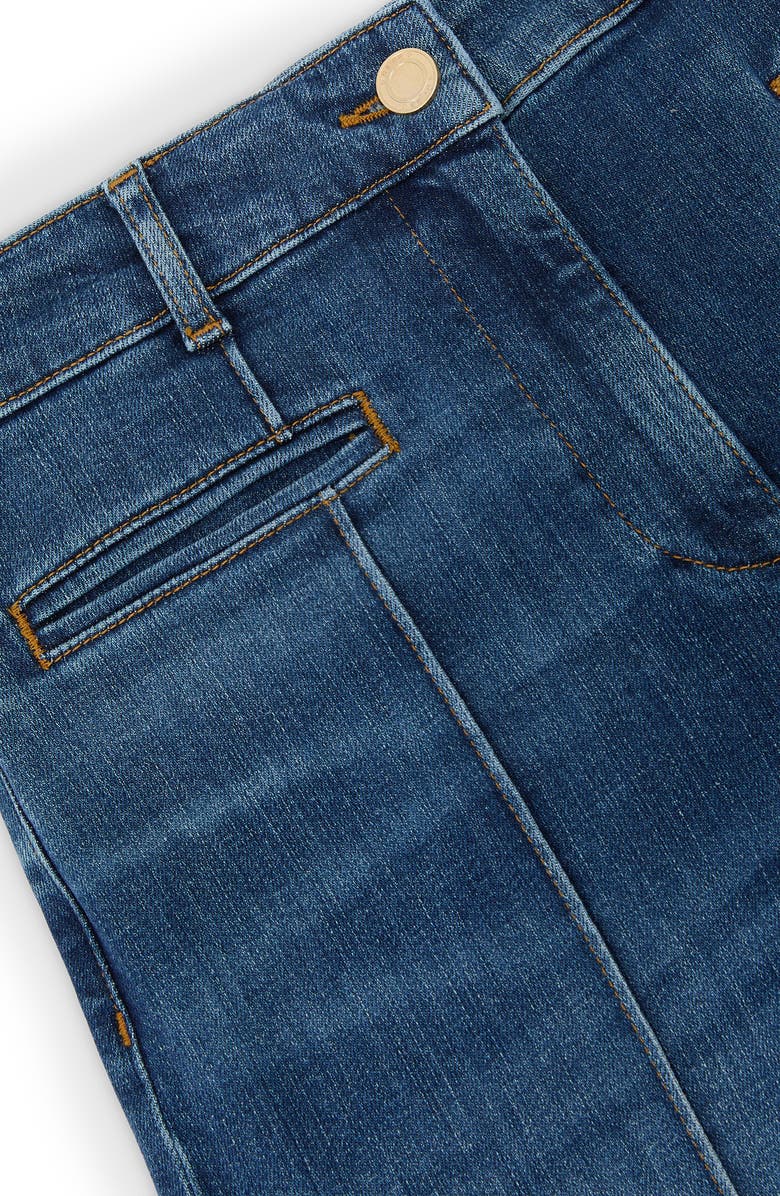 Reiss Claude Flare Jeans, Alternate, color, Mid Blue
