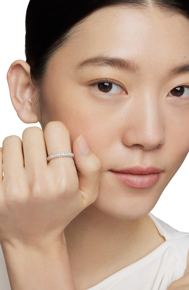 David Yurman 'Petite' Pavé Ring with Diamonds, Alternate, color, Diamond